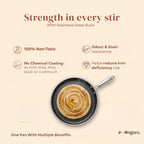 Triply - Honeycomb Dosa Tawa - 28 cm, 2.5mm - Non-Stick Surface