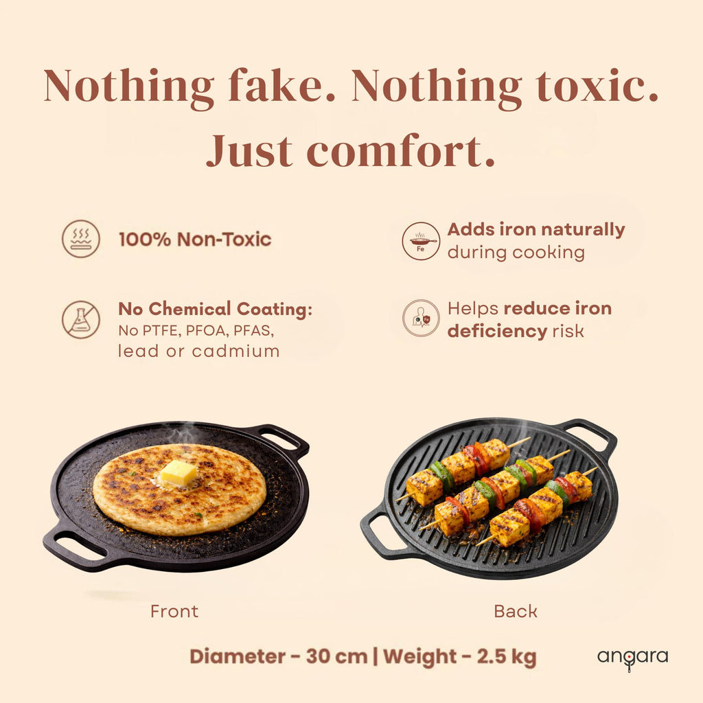 Triply - Dosa & Grill Tawa Set - Non-Stick Surface