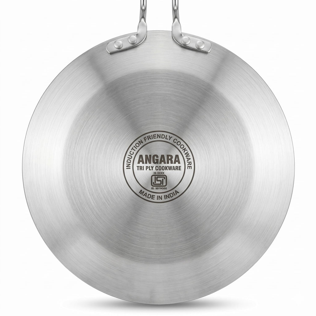 Triply - Honeycomb Roti Tawa - 25 cm - Non-Stick Surface