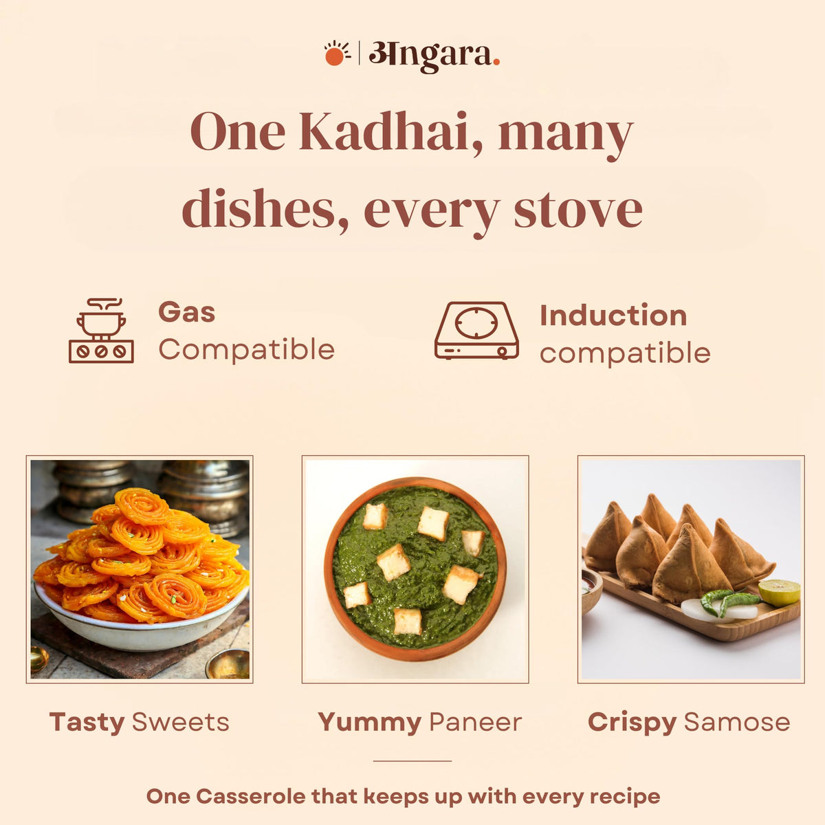 ANGARA Deep Kadhai