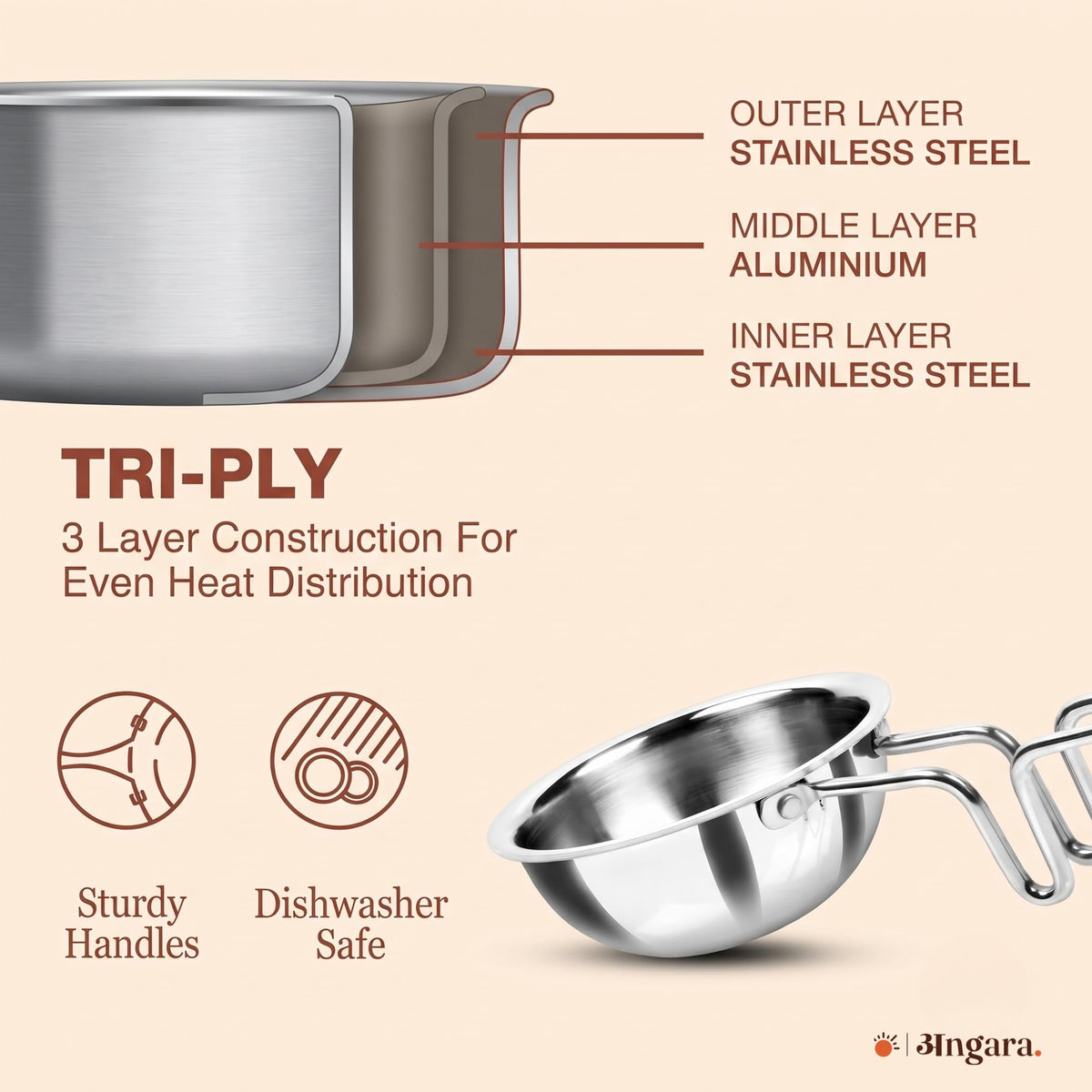 Tadka pan 12 cm.