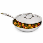 Fry Pan With Steel Lid