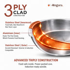 Triply - Sauce Pan Tea Pan - Even Heat Distribution