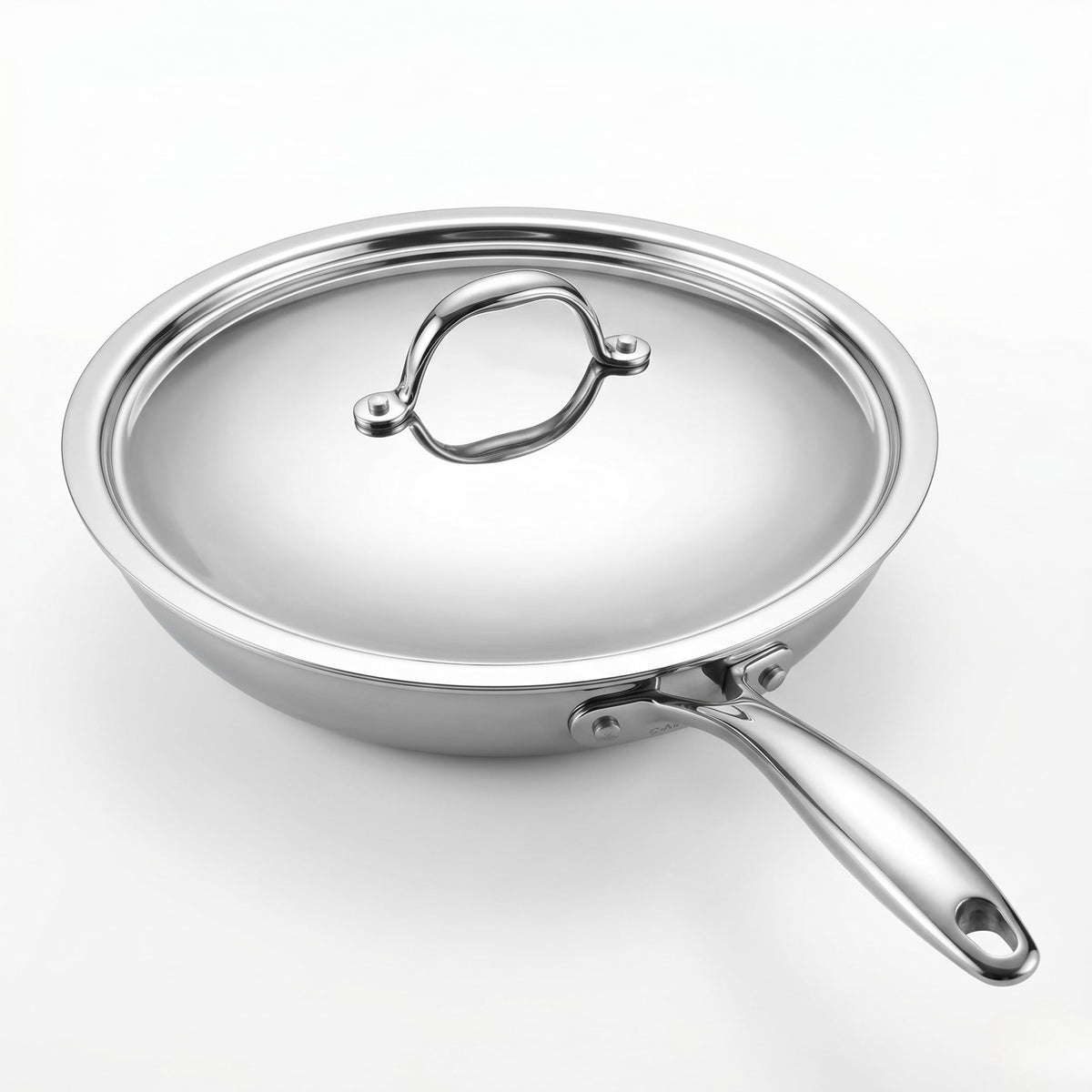 Fry Pan With Steel Lid 24 Cm.