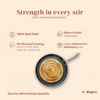 Triply - Honeycomb Dosa Tawa - 28 cm, 2.5mm - Non-Stick Surface