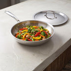 Fry Pan With Steel Lid 24 Cm.