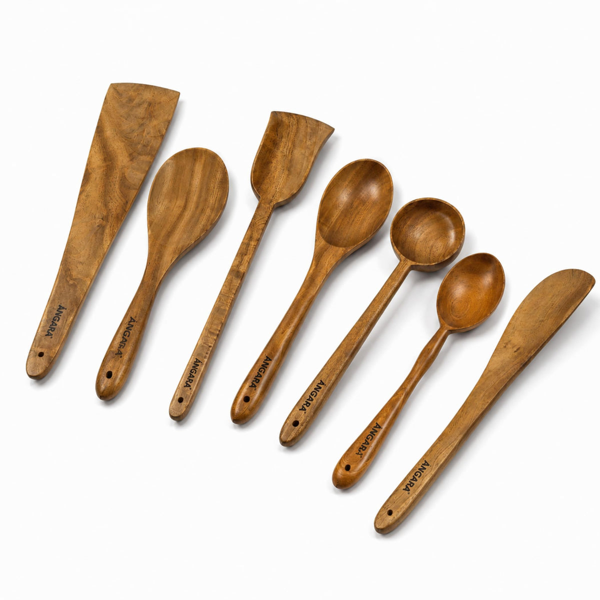 Spatula Wooden Pack of 7