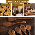 Spatula Wooden Pack of 6